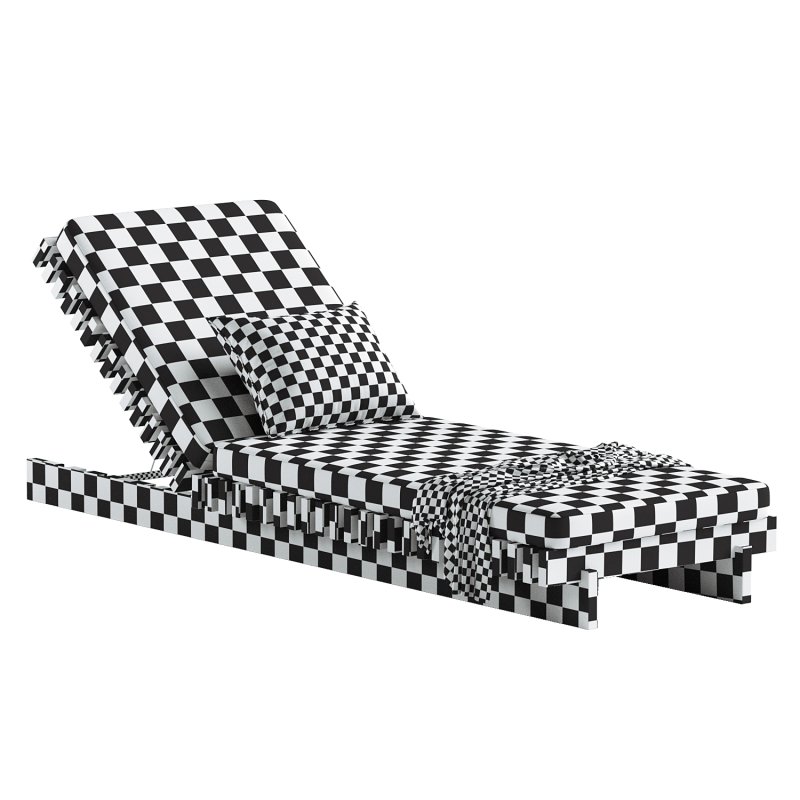 Taiko Stained Teak Outdoor Sun Lounger - Image 9