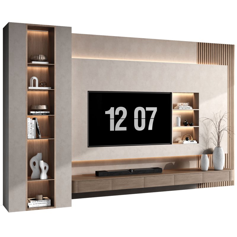 TV Wall-Set 02 - Image 2