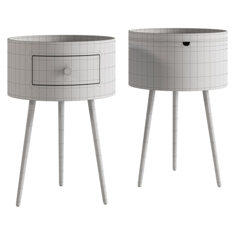 Headboard in walnut veneer, Orteo - Image 3