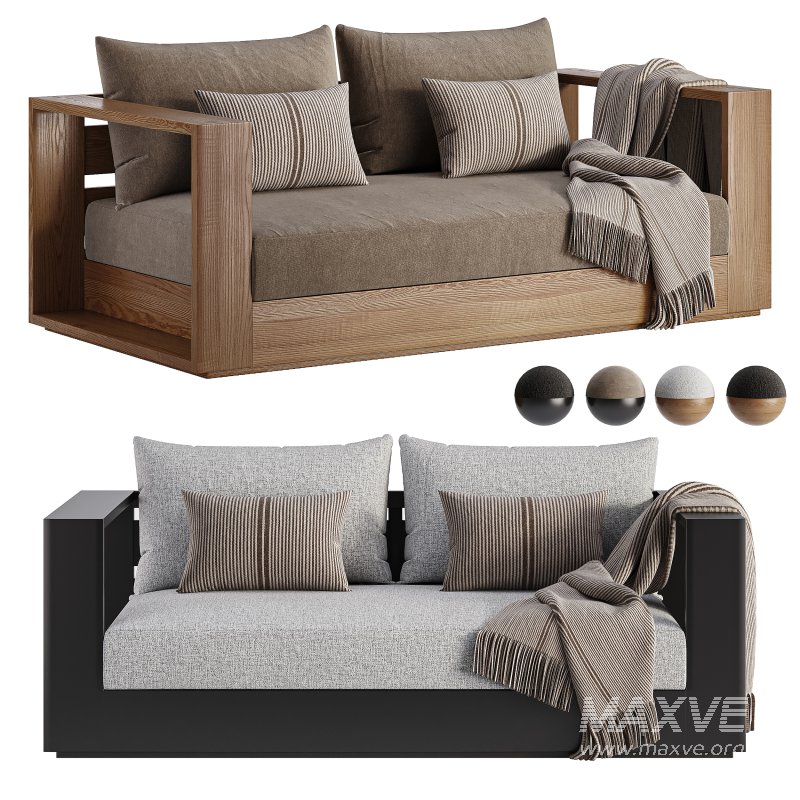 Hayman Teak 2 Seat Sofa - Image 1