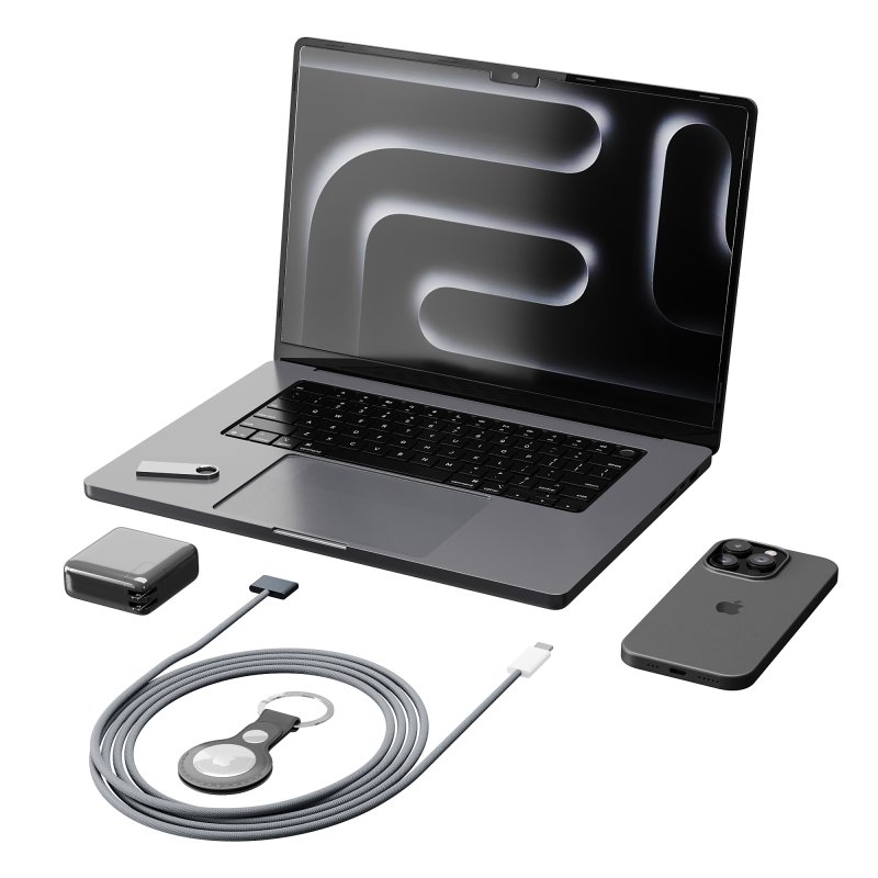 Set of Apple equipment 01 - Image 6