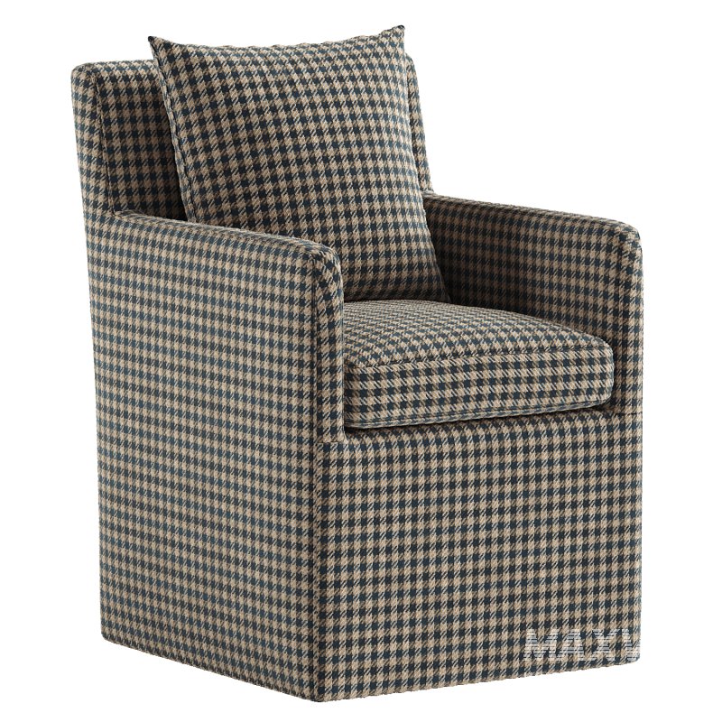 Glenrose Wheeled Dining Armchair - Image 2