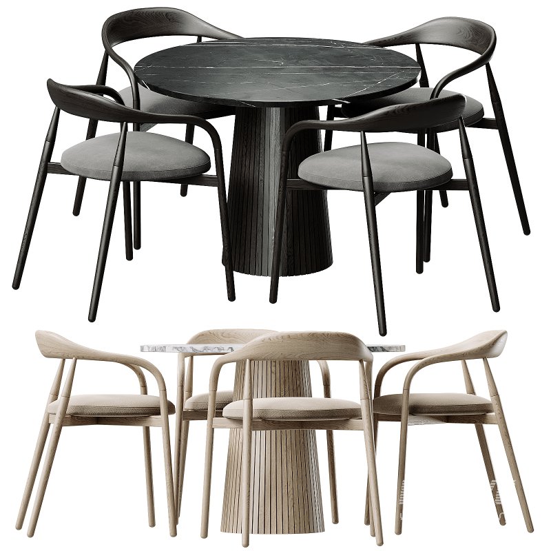 Dining set 06 - Image 1