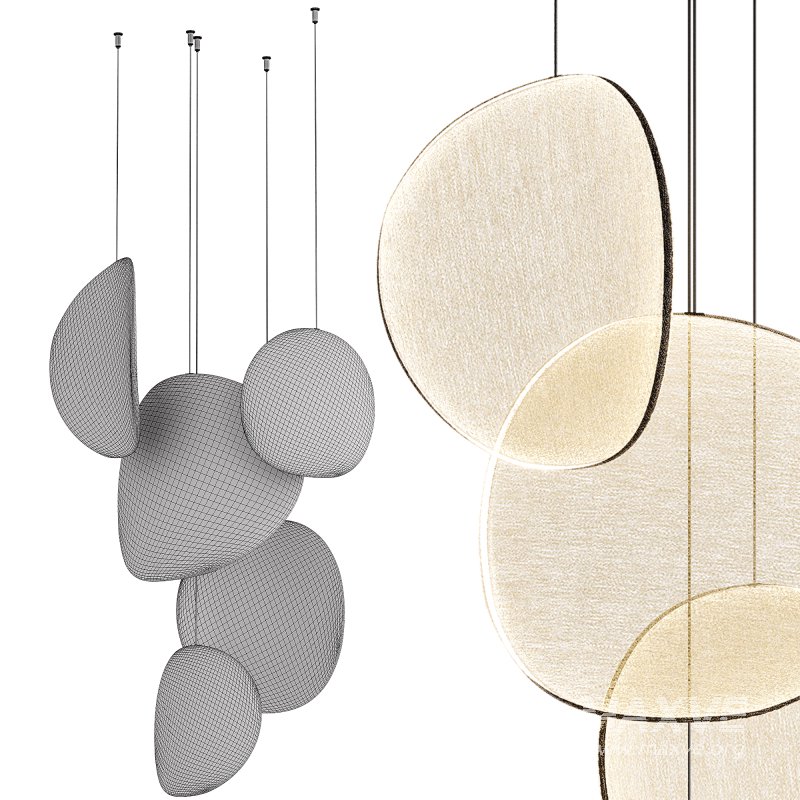 IIII LED fabric pendant_Lamp - Image 4