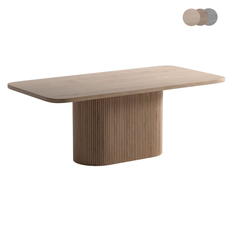 VALI acacia wood dining table - Image 1
