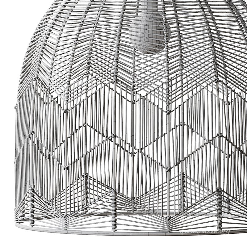 Basket Rattan Pendant Light Shades - Image 10