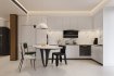 Modern living room and dining room kitchen interior scene - Thumbnail 10