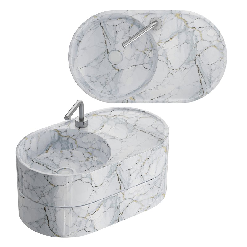 GALASSIA T65 Washbasin - Image 3