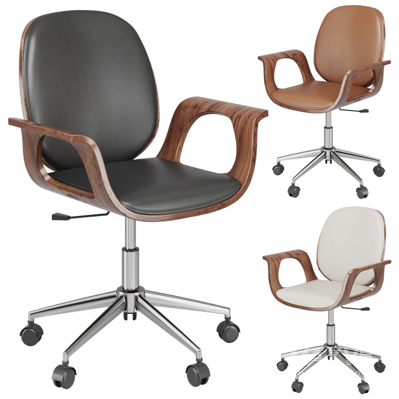Office Chair Patron Walnut - Image 1