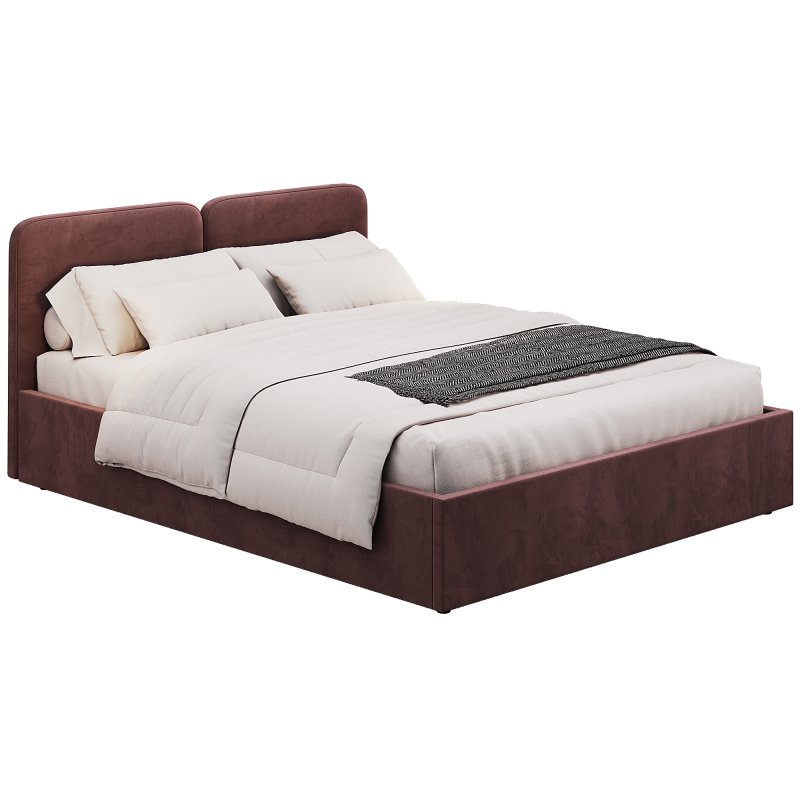 Vilena 160 Velvet Bed By Divan.ru - Image 4