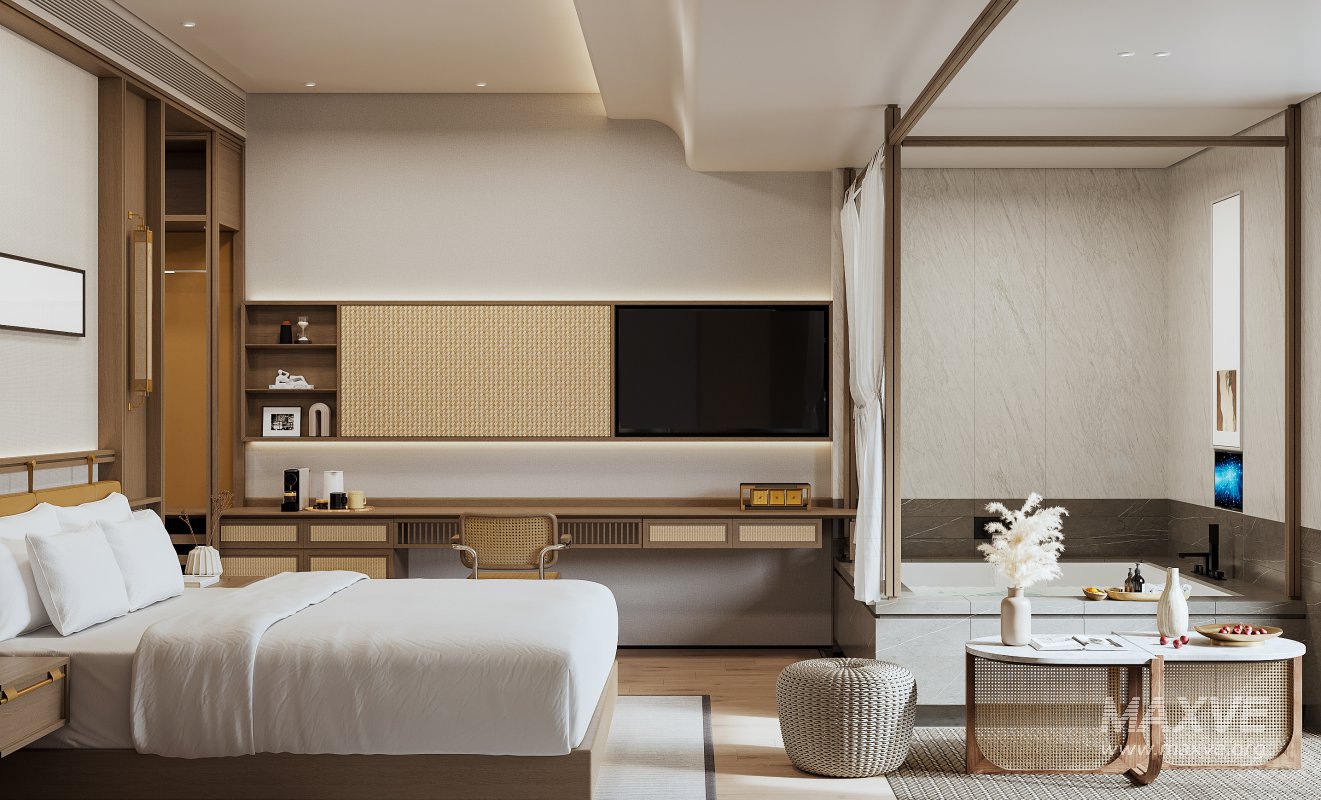 hotel bedroom - Image 3