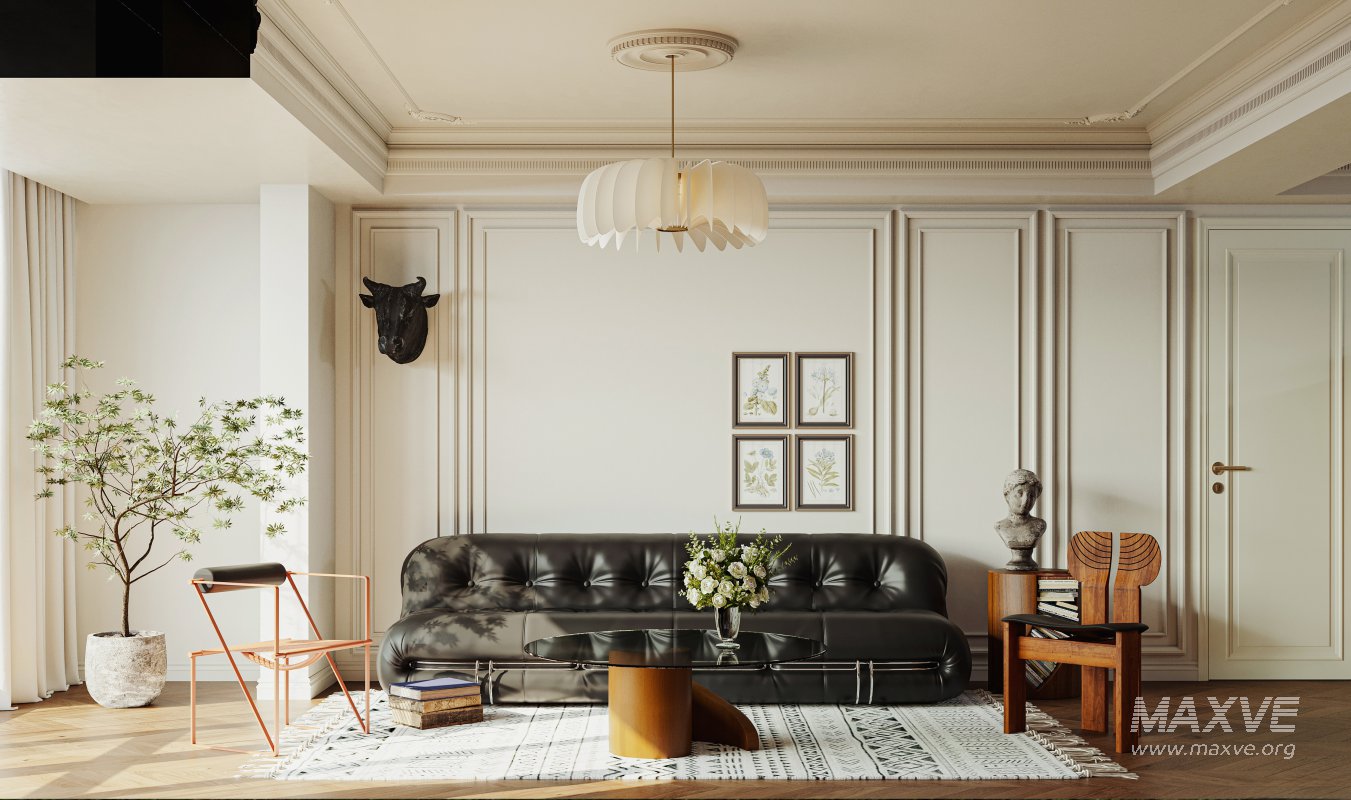 Luxurious living room and dining room - Image 2