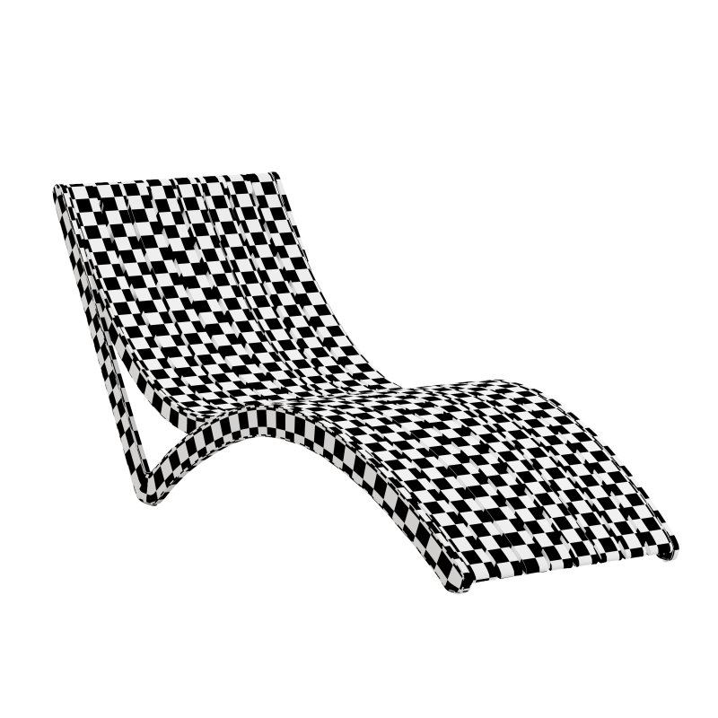 Taupe Farrah 28” Outdoor Chaise Lounge - Image 6