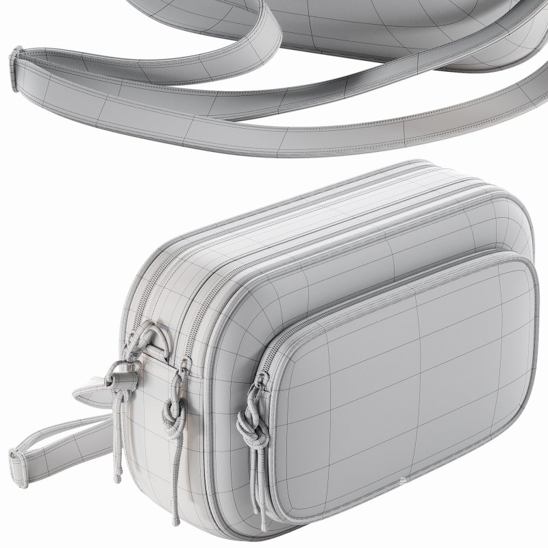 Black leather bag for women - Image 5