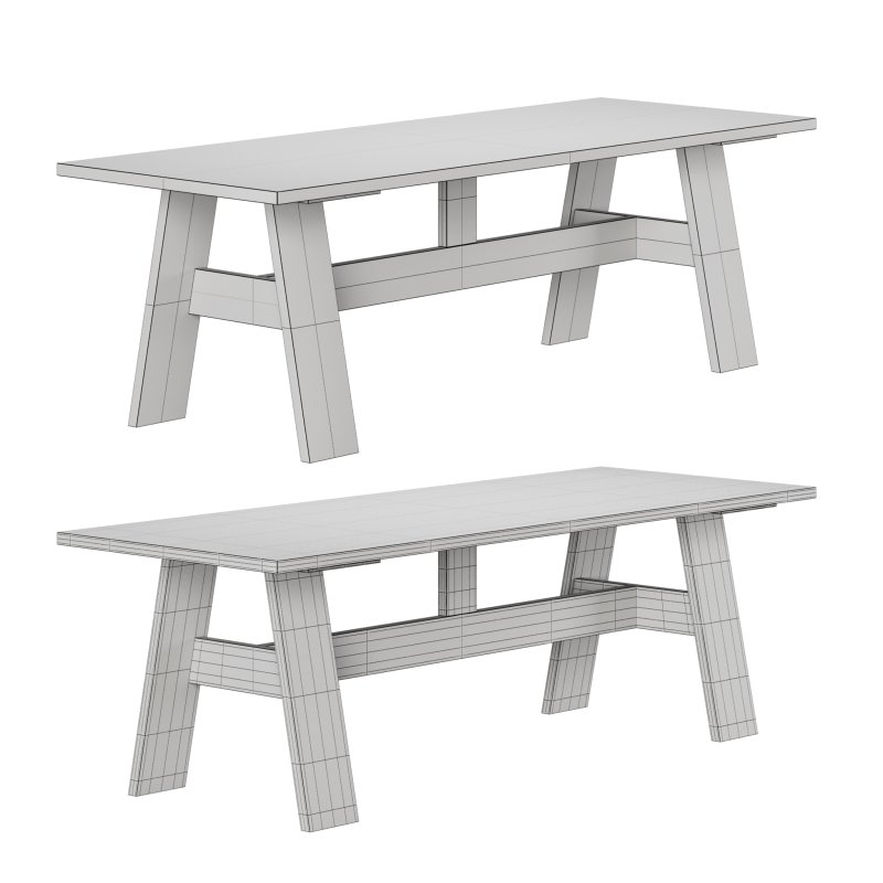 range chair mesa comedor table - Image 4