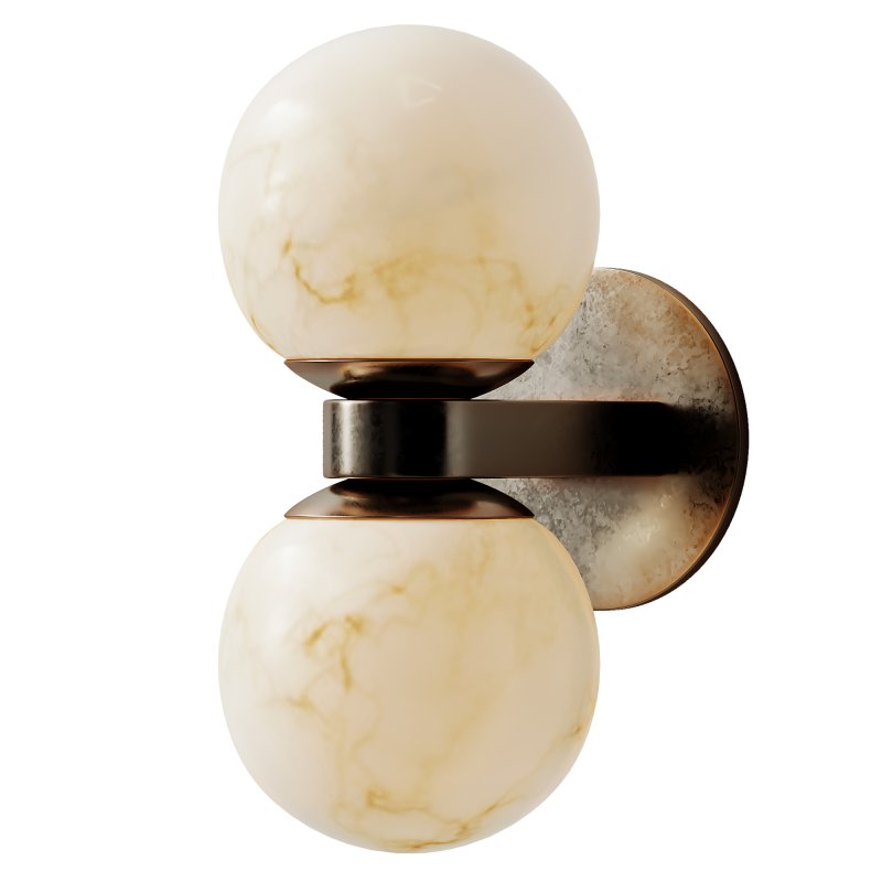 : Dual Globe Sconce - Image 2