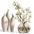 White Magnolia in Glass Vase - Thumbnail 1