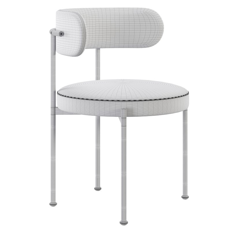 INESSE BOUCLE DINING CHAIR-CB2 - Image 7