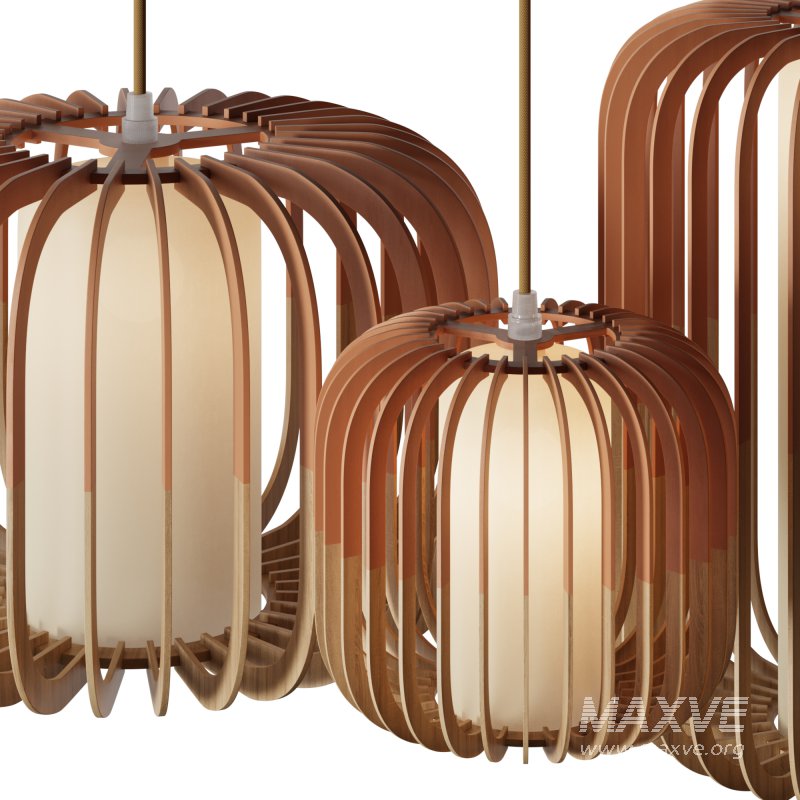 Nordic Wooden Pendant Lamp - Image 4