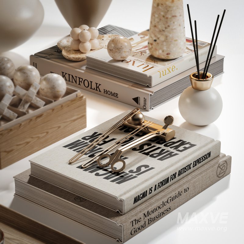 Golden Stillness Tabletop Styling with Magnolia - Image 4