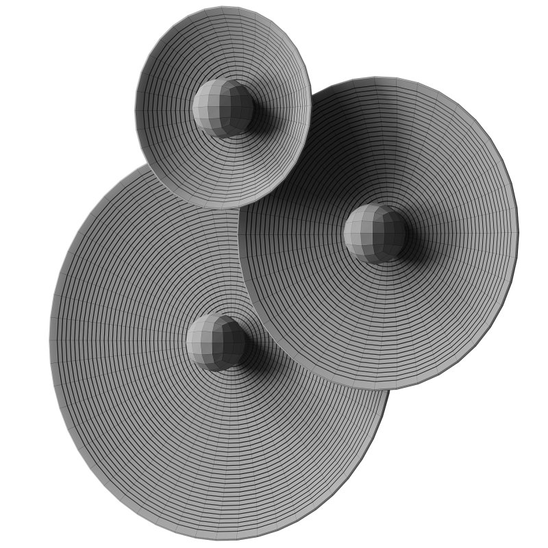 : Concentric Trio Ensemble wall lamp - Image 2