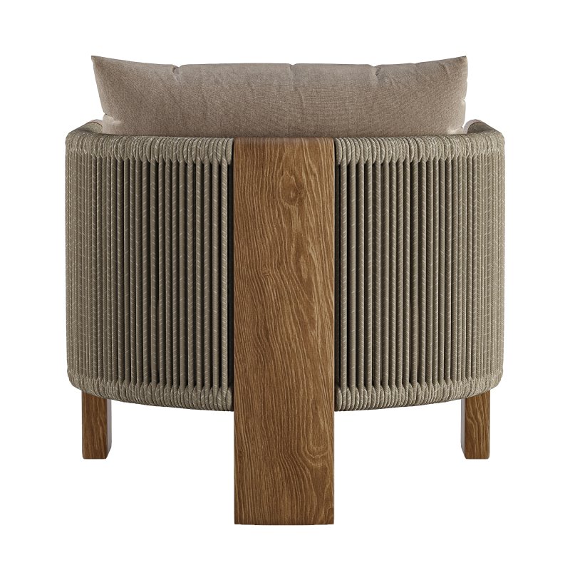 Palm Beach Teak Lounge Chair-Harbour - Image 7