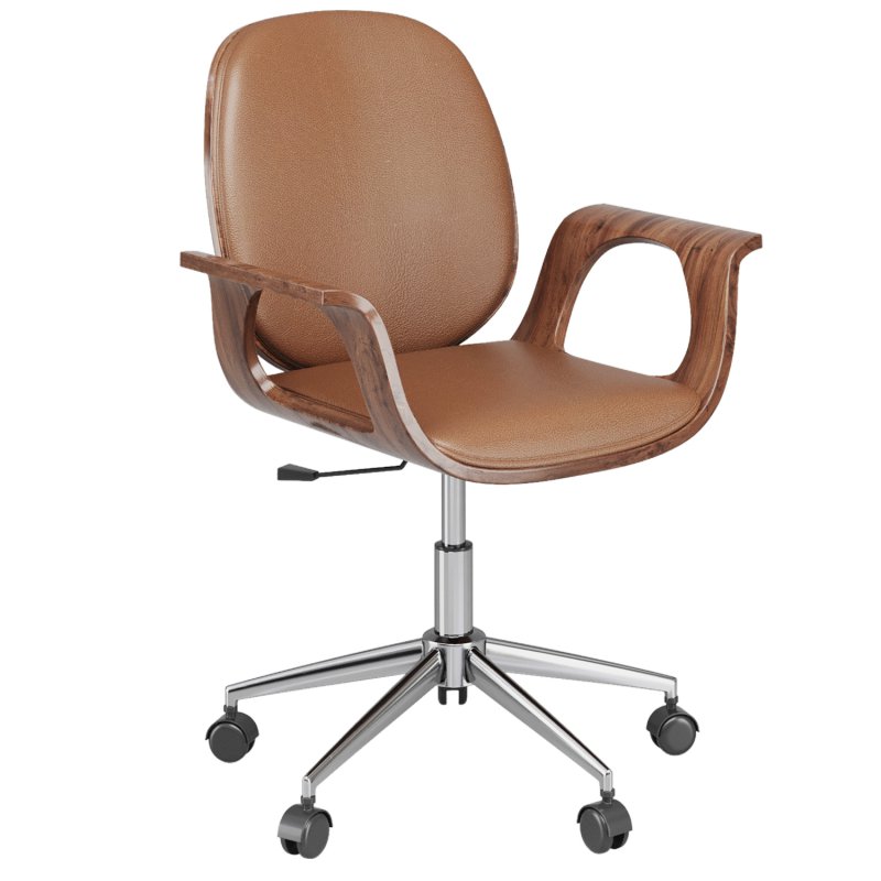 Office Chair Patron Walnut - Image 4