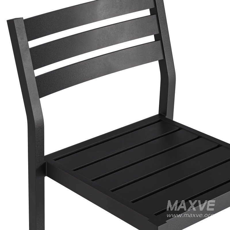 Portside Aluminum Outdoor Stacking Dining Chair-westelm - Image 5