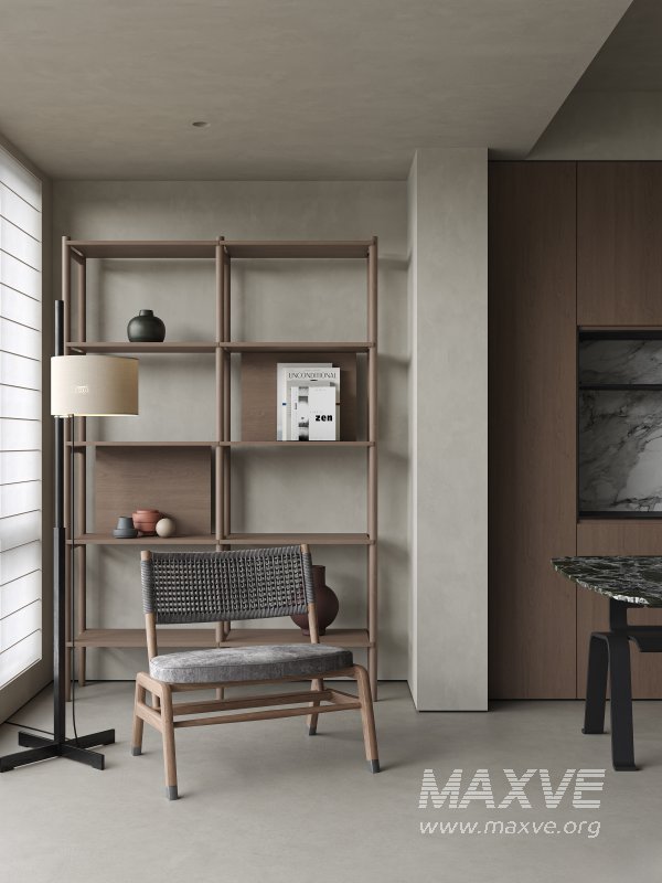 Modern living room and dining room interior scene - Image 5