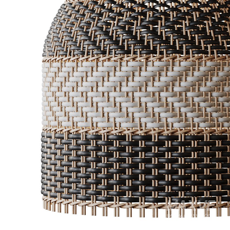 Contemporist Rattan Pendant Light Woven Light Fixture - Image 8