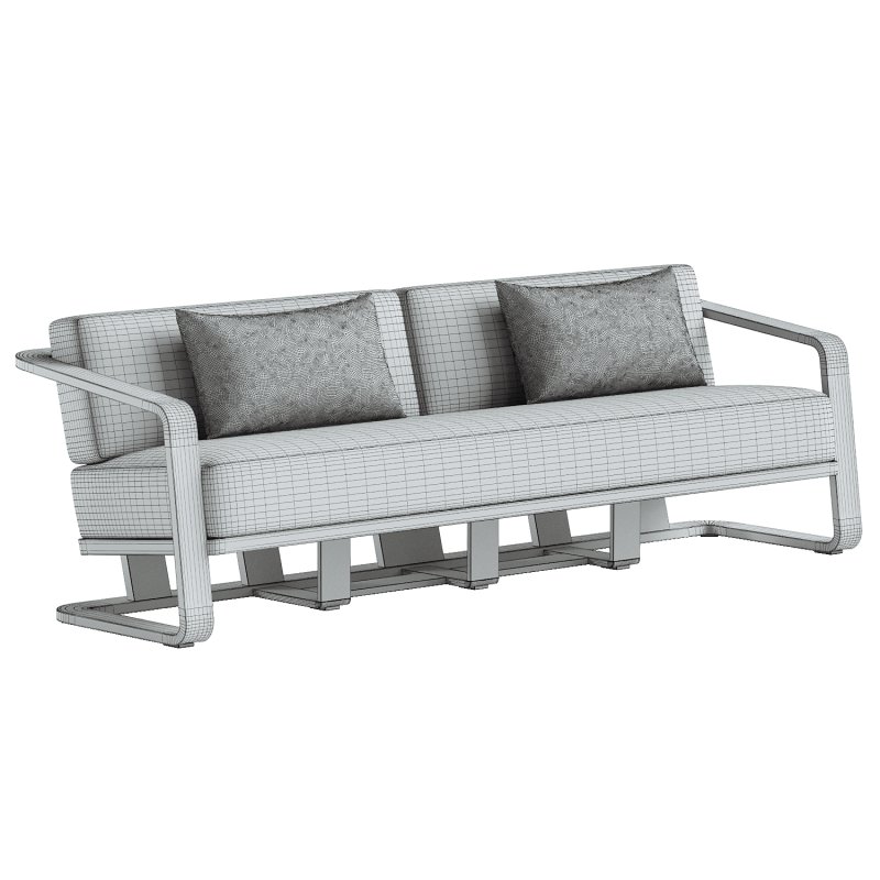 Sonoma Outdoor Teak Sofa - Image 8