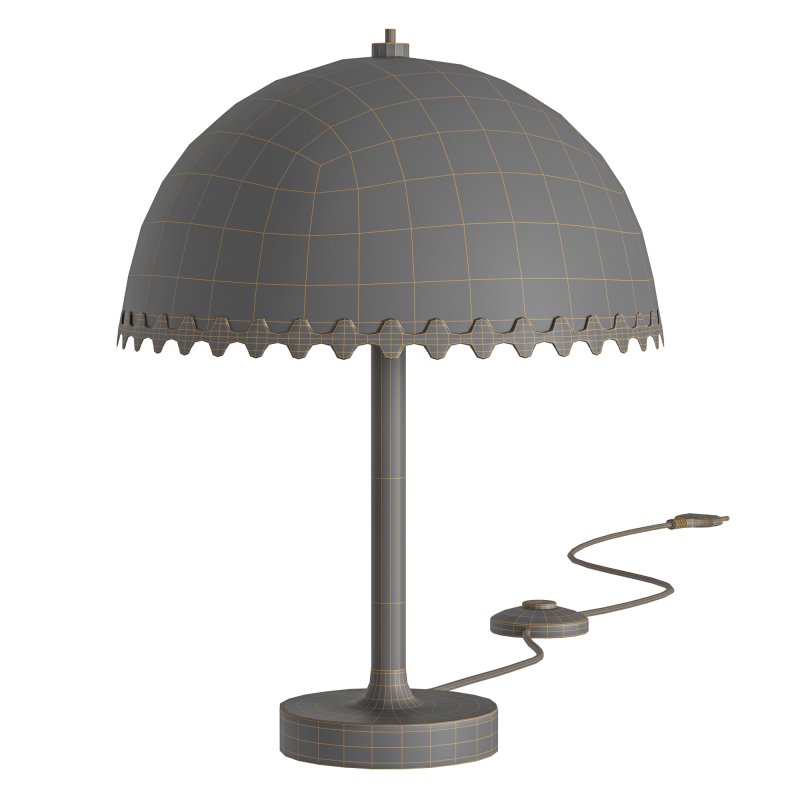 Oceana Black Metal Table Lamp - Image 3