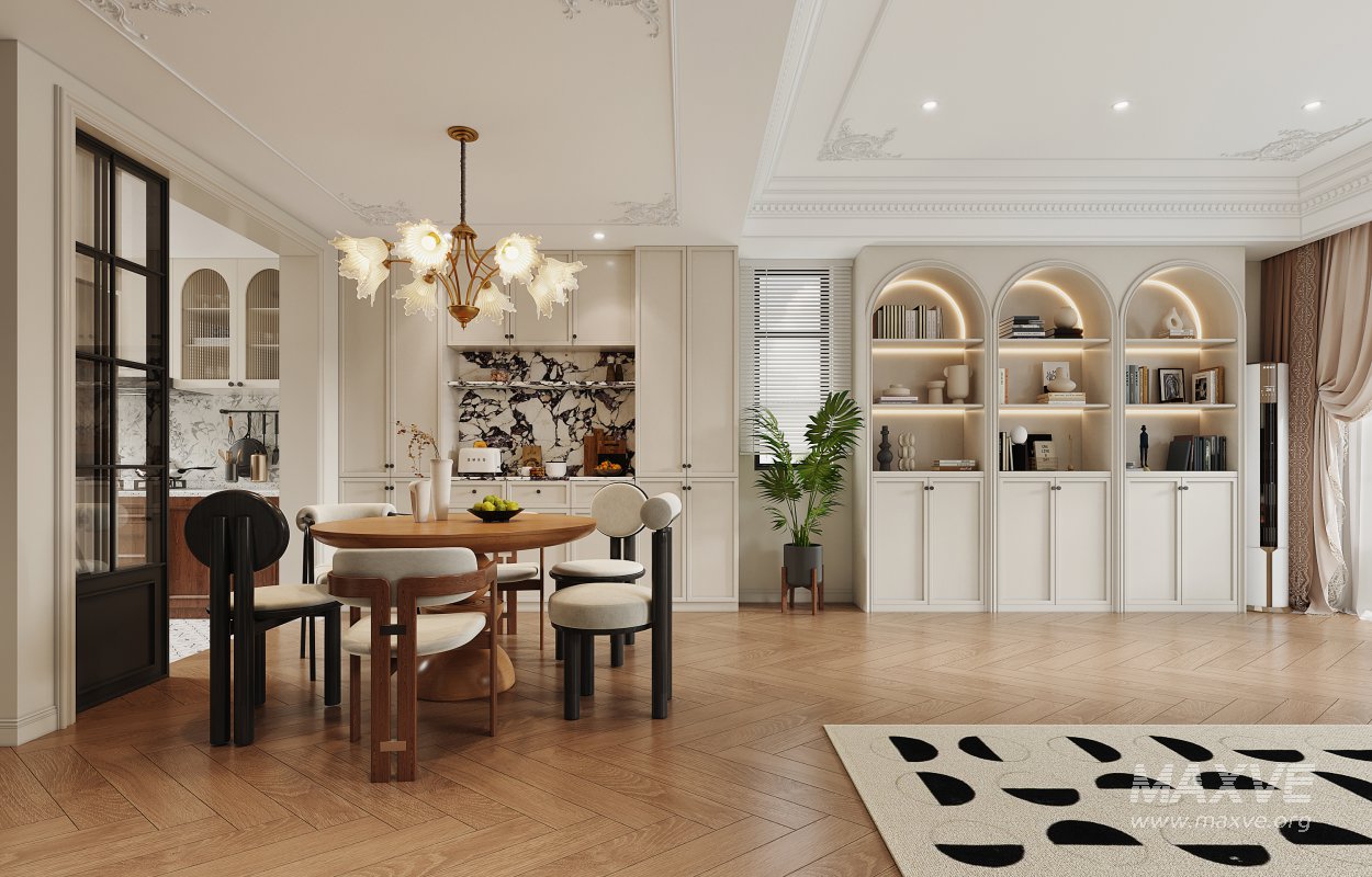 Luxurious living room and dining room - Image 2