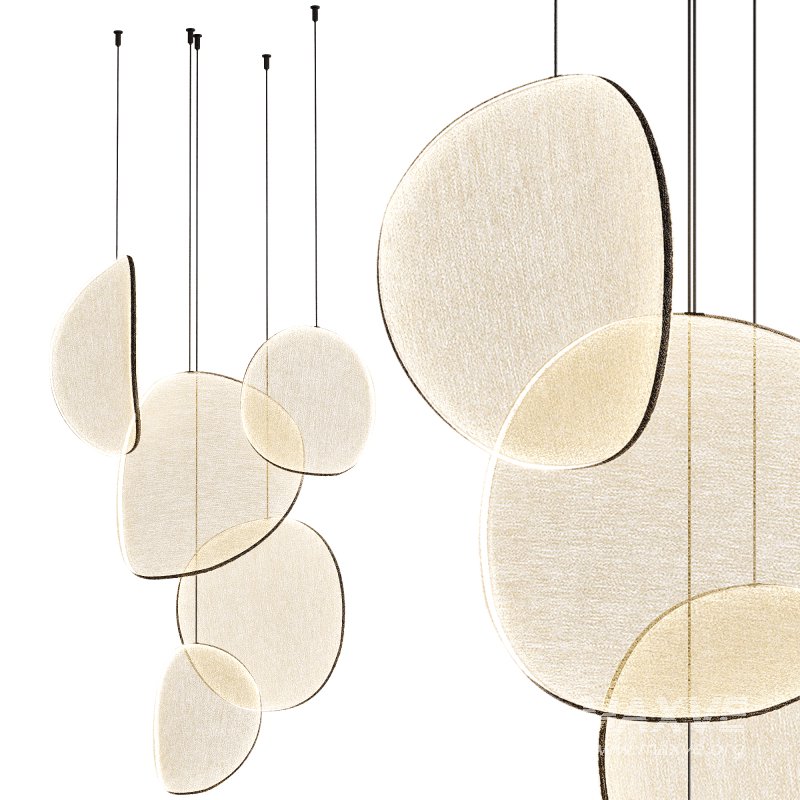 IIII LED fabric pendant_Lamp - Image 2