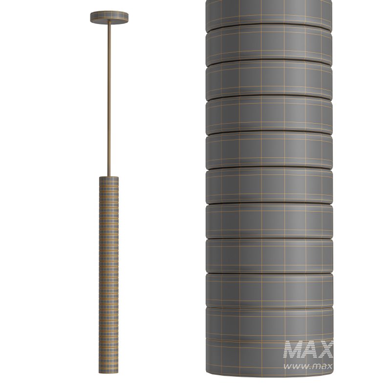 Galet Satin V Pendant - Image 6