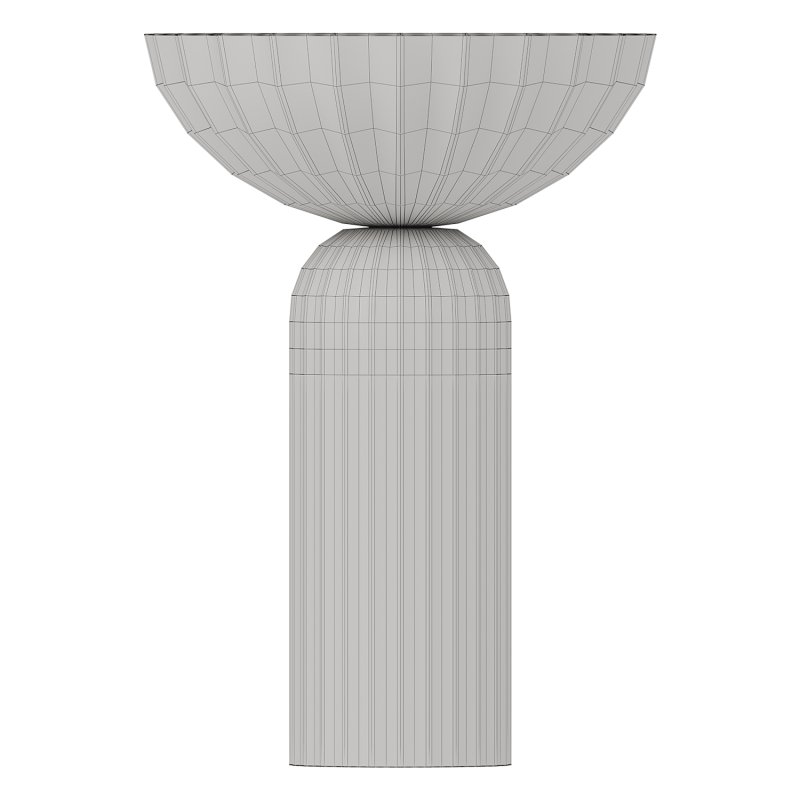 Jeanne Fluted White Porcelain Table Lamp - Image 2