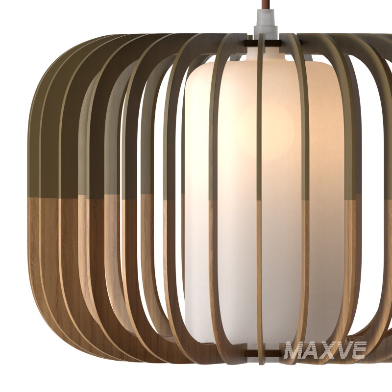 Nordic Wooden Pendant Lamp - Image 5