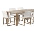 Hayman Teak and Aluminum Armless Dining Chair & Table-harbour - Thumbnail 3