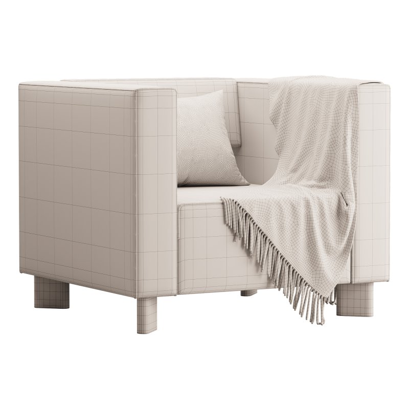 Armchair Hermes Velvet Light - Image 4