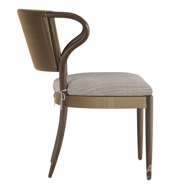 Amira Armless Dining Chair-Fourhands - Image 4