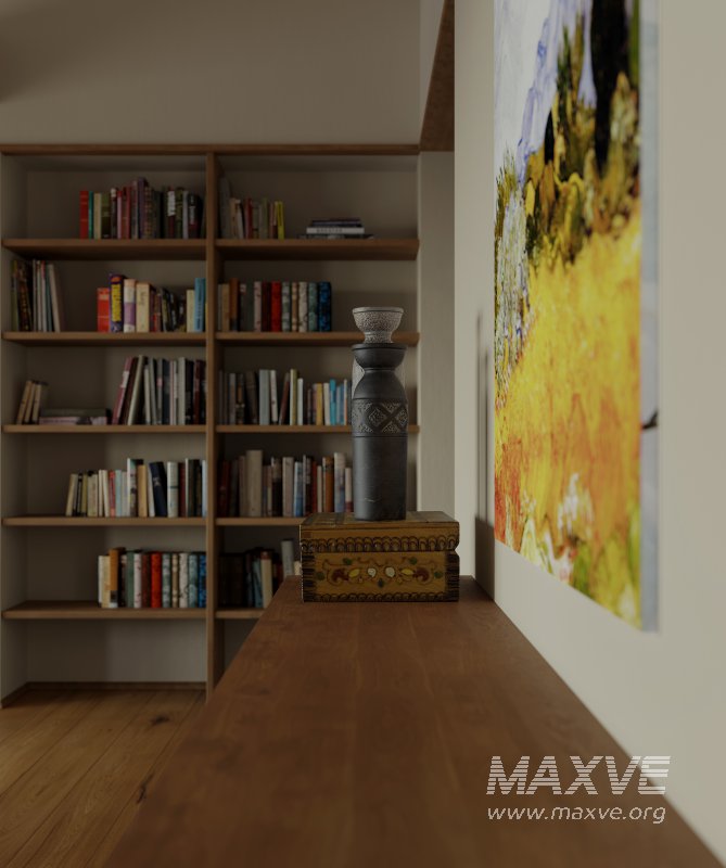 Modern living room and dining room interior scene - Image 7