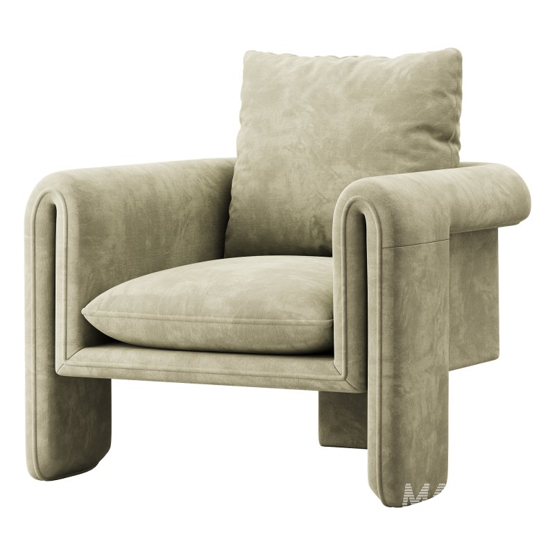 Nordic Olive Armchair - Image 2
