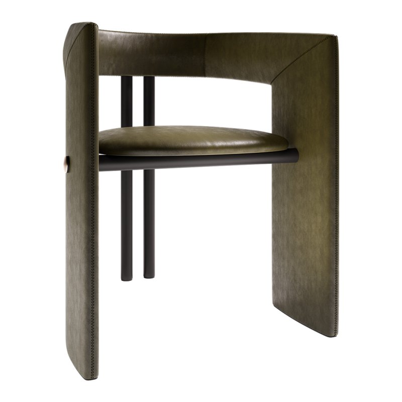 Luca Stefano leather chair - Image 4