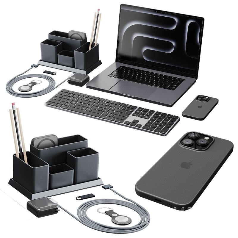 Set of Apple equipment 01 - Image 9