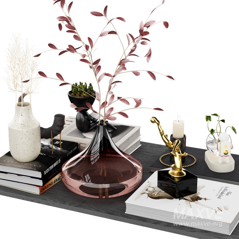 Decorative_set_with_Astronaut_Hydroponic_Vases_Glass - Image 3