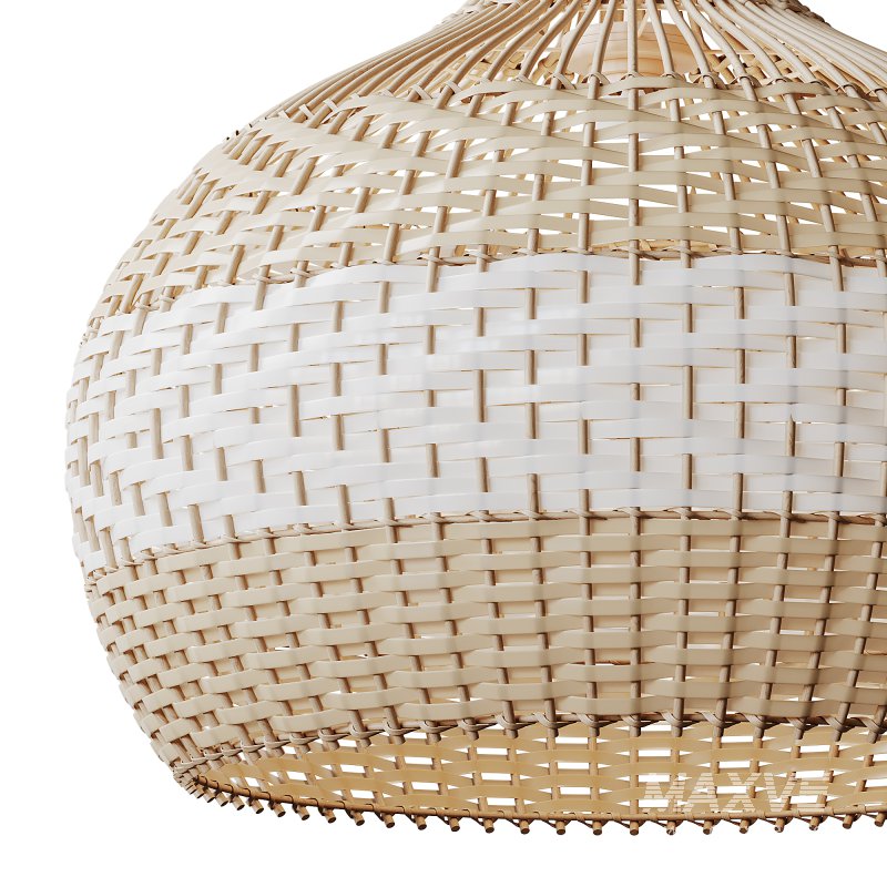 Lampshade Rattan Pendant Light - Image 5
