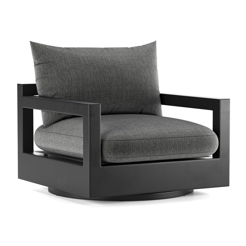 PACIFIC ALUMINUM SWIVEL LOUNGE CHAIR-Harbour - Image 1