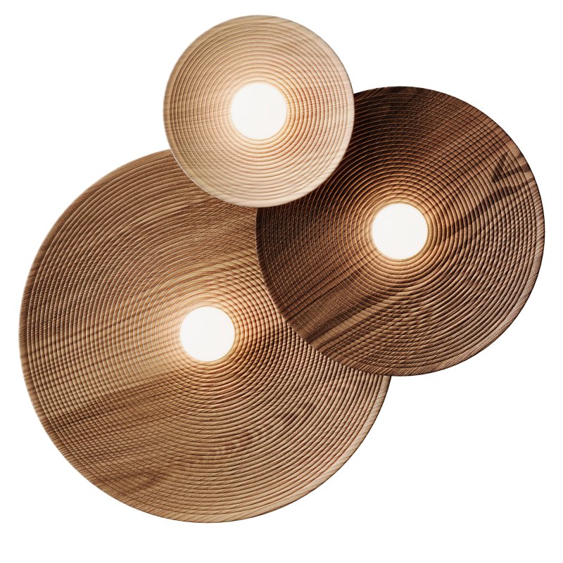 : Concentric Trio Ensemble wall lamp - Image 3