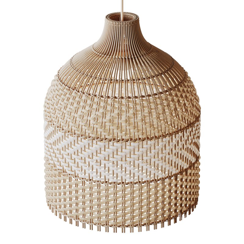 Contemporist Rattan Pendant Light Woven Light Fixture - Image 3