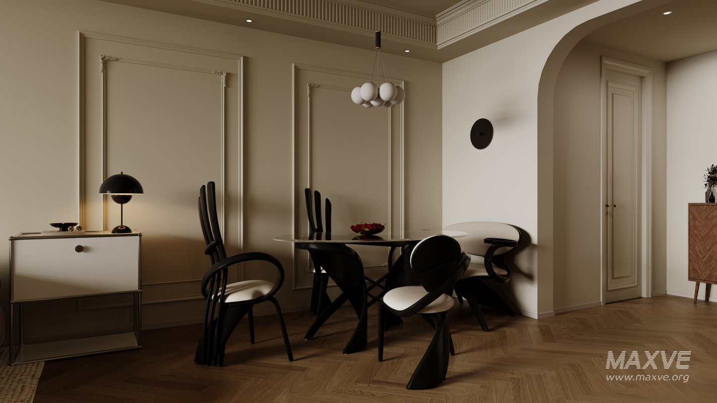 Luxurious living room and dining room - Image 3